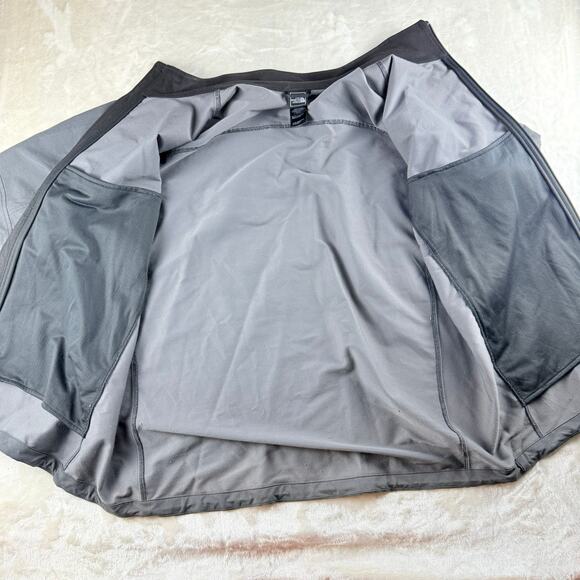 The North Face Jacket Men's XXL Flash Dry Full Zip Gray Softshell Activewear - Picture 6 of 12